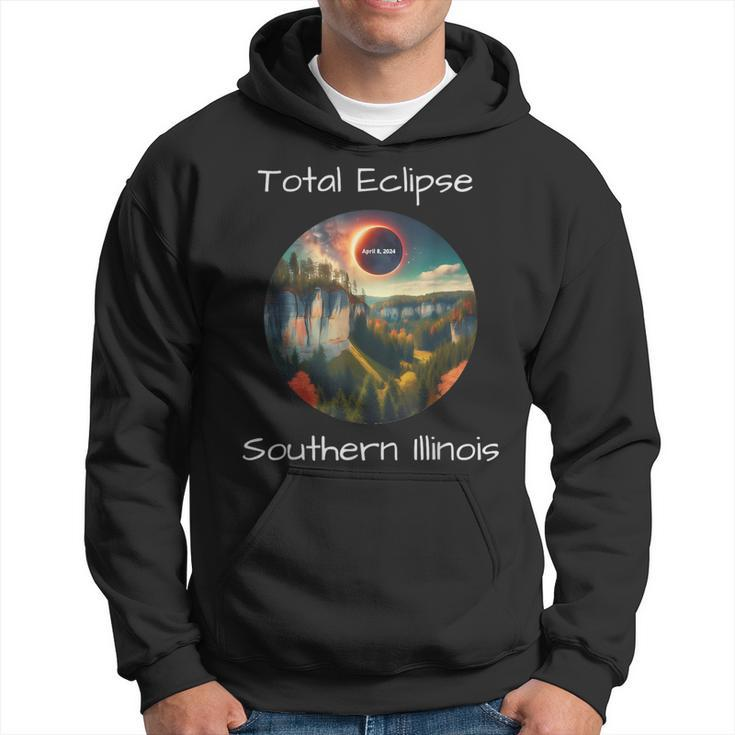Total Eclipse Southern Illinois Usa Totality April 8 2024 Hoodie