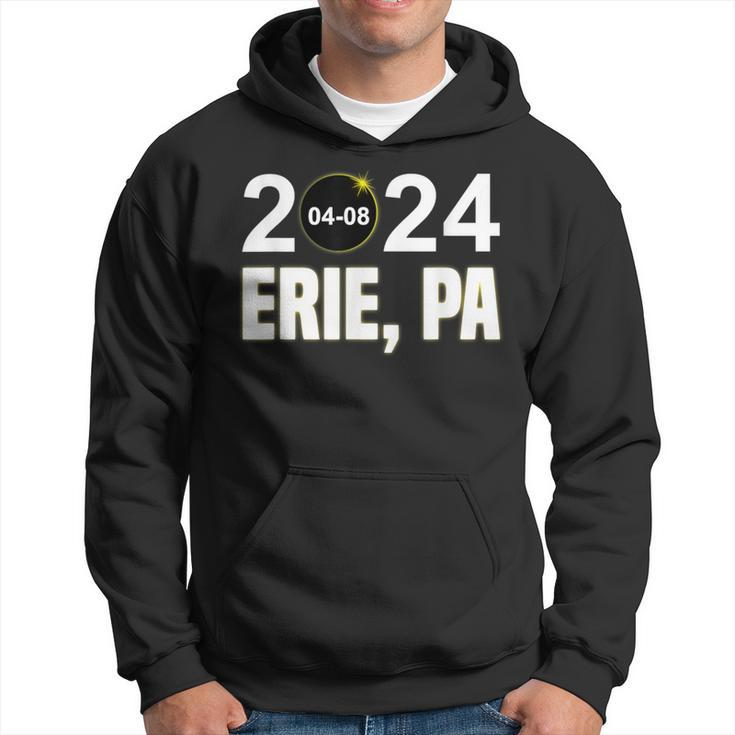 Total Solar Eclipse 04082024 Erie Pennsylvania Eclipse Hoodie