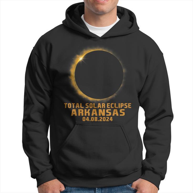 Total Solar Eclipse 2024 Arkansas Totality Spring 40824 Hoodie