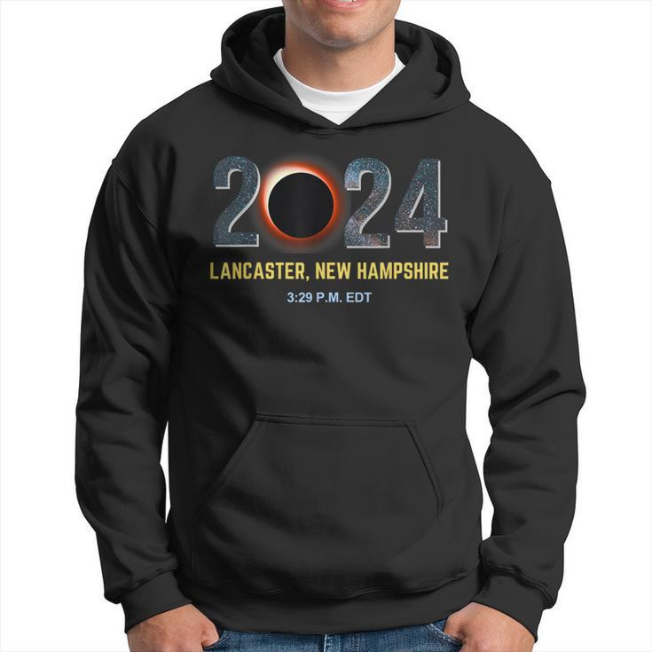 Total Solar Eclipse 2024 Lancaster New Hampshire Totality Hoodie