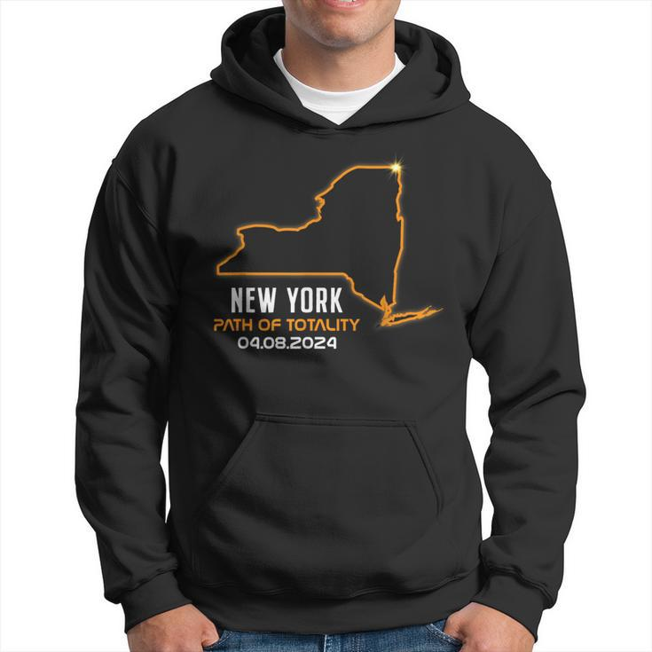 Total Solar Eclipse 2024 New York April 8 America Totality Hoodie