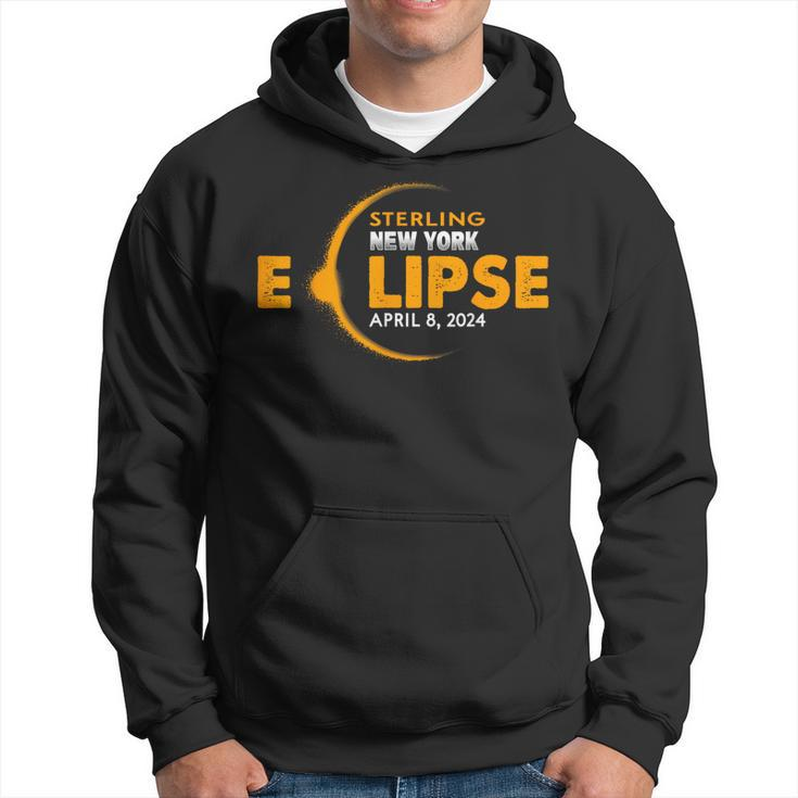 Total Solar Eclipse 2024 In Sterling New York Hoodie