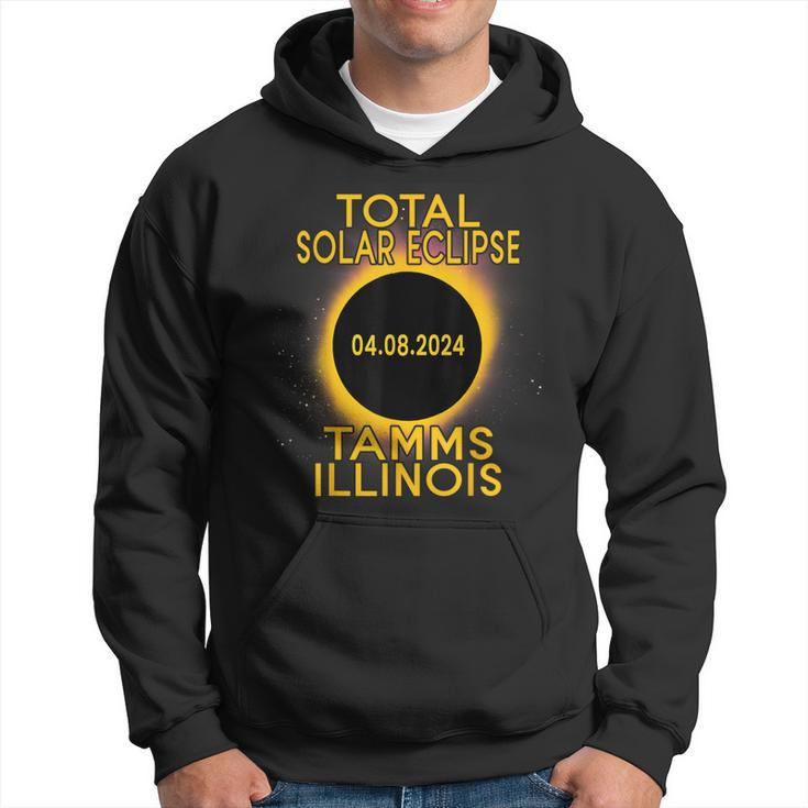 Total Solar Eclipse 2024 Tamms Illinois Hoodie