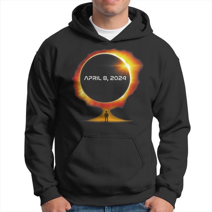 Total Solar Eclipse 2024 Totality Astronaut Family Hoodie