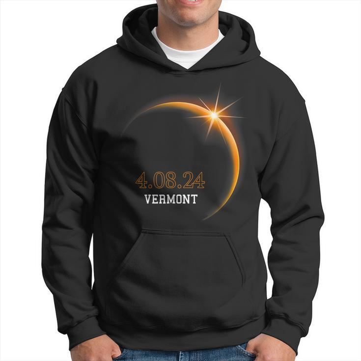 Total Solar Eclipse 2024 Vermont Totality Spring 40824 Hoodie