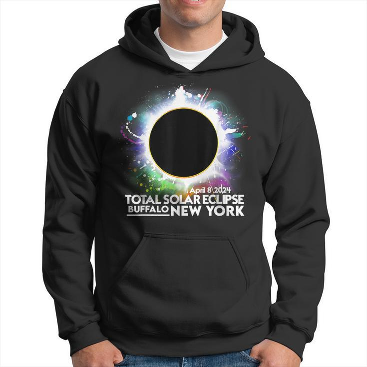 Total Solar Eclipse Buffalo New York April 8 2024 Totality Hoodie