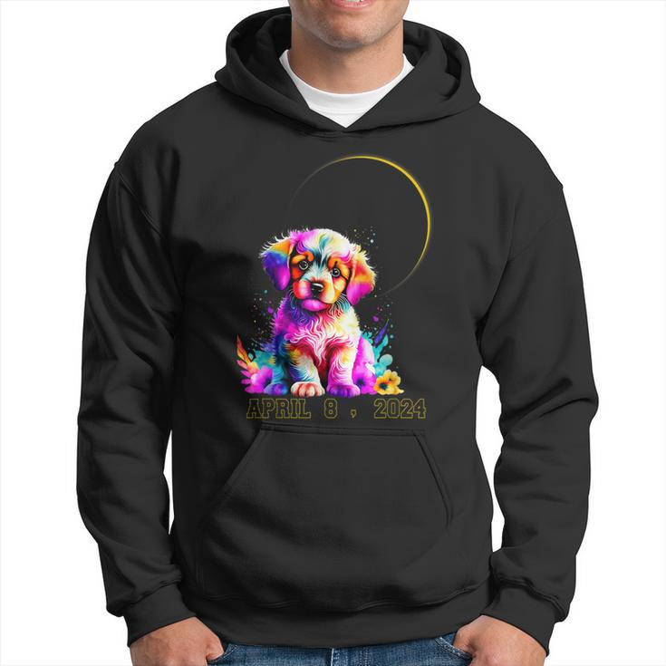 Total Solar Eclipse Dog 2024 Totality Spring April 4 2024 Hoodie