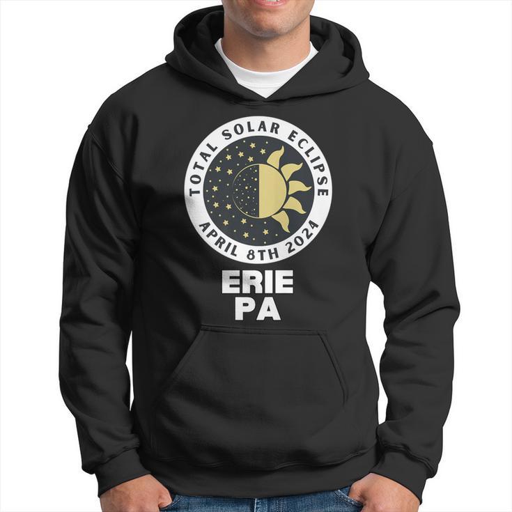 Total Solar Eclipse Erie Pennsylvania Totality 2024 Hoodie - Seseable