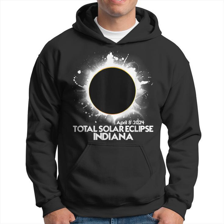 Total Solar Eclipse Indiana April 8 2024 American Totality Hoodie