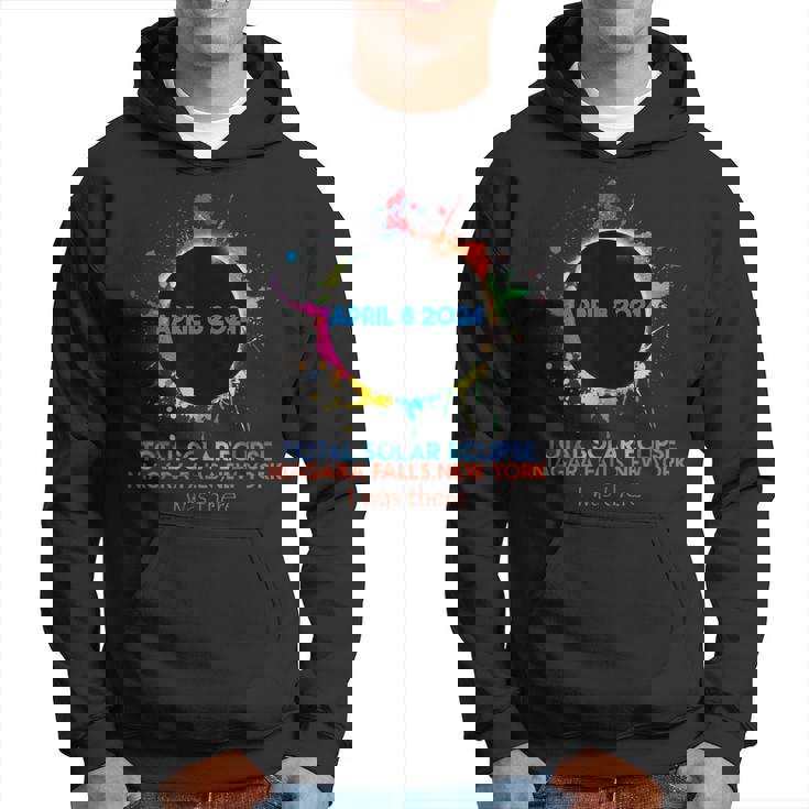 Total Solar Eclipse Niagara Falls New York 2024 I Was There Hoodie