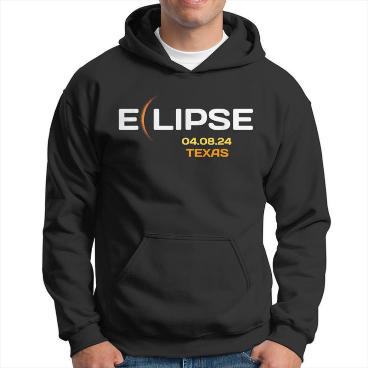 Total Solar Eclipse In Texas April 8 2024 Totality Hoodie
