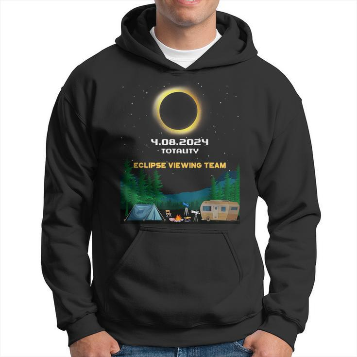 Totality 40824 Total Solar Eclipse Watch Party Rv Camping Hoodie