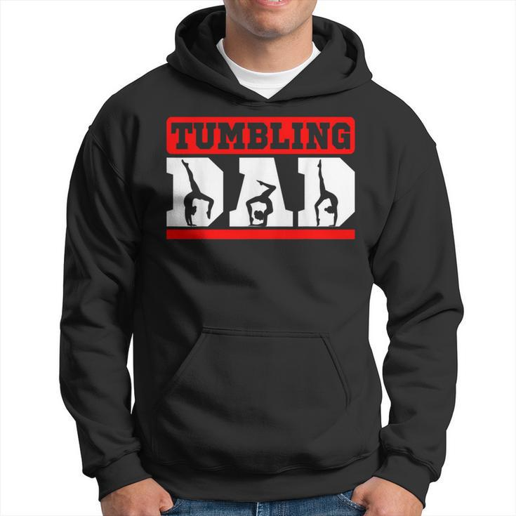 Tumbling Dad Athletes Acrobats Gymnasts Flips Father's Day Hoodie