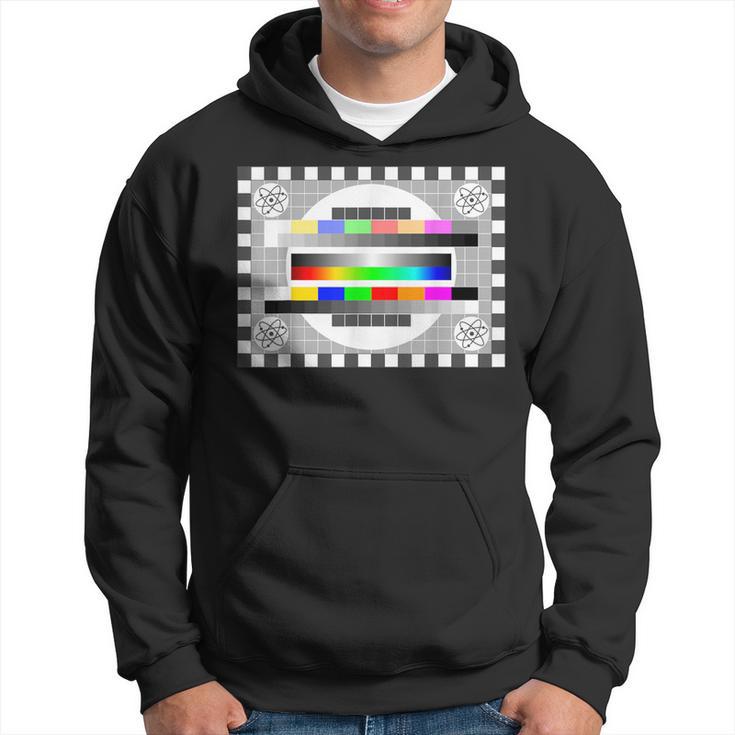 Tv Test Pattern Nerd Geek Hoodie