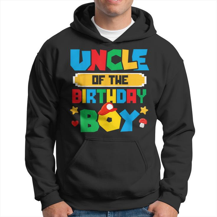 Uncle Of The Birthday Boy Game Gaming Family Matching Hoodie
