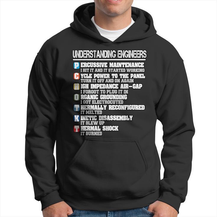 Understanding Engineers Percussive Maintenance Men Hoodie