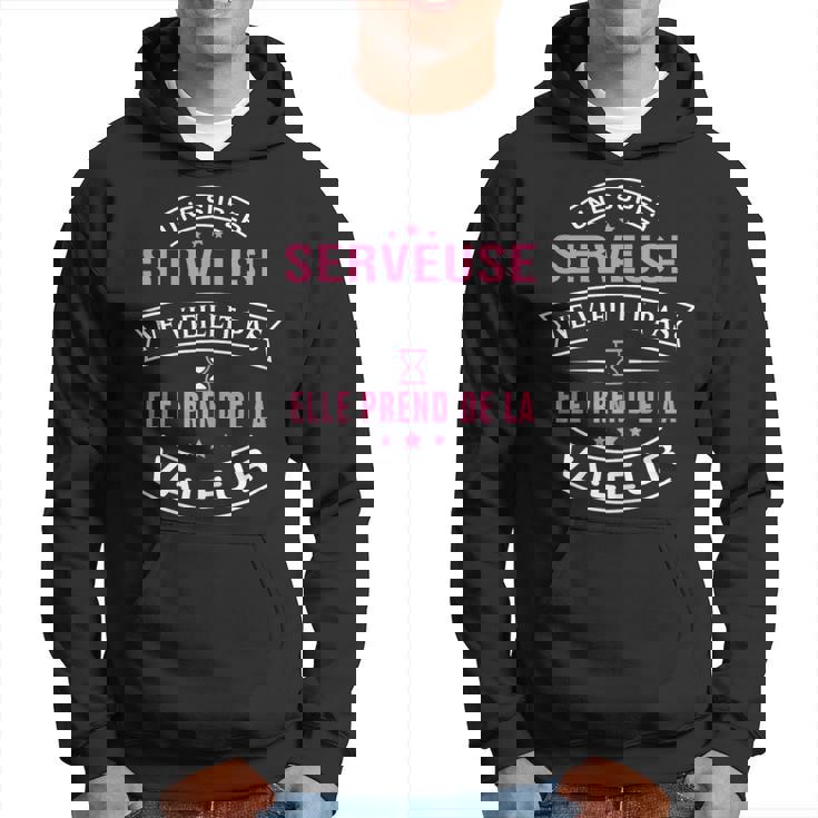 Une Super Serveuse Neieillit Pas Cadeau Serveuse Sweat à capuche