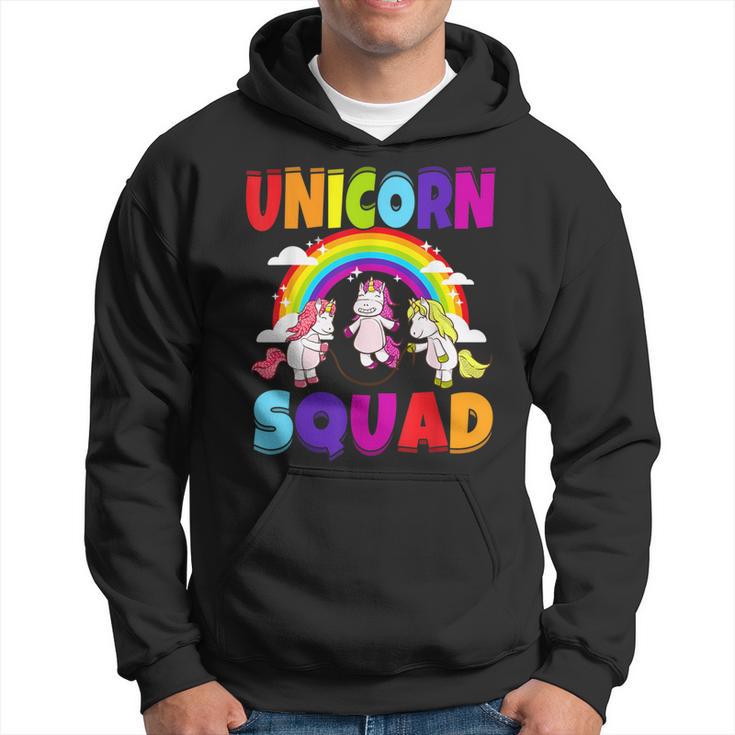 Unicorn Squad Jump Rope Unicorns Humor Cute Hoodie