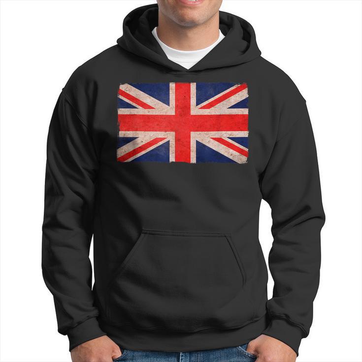 Union Jack Vintage British Flag Retro United Kingdom Britain Hoodie