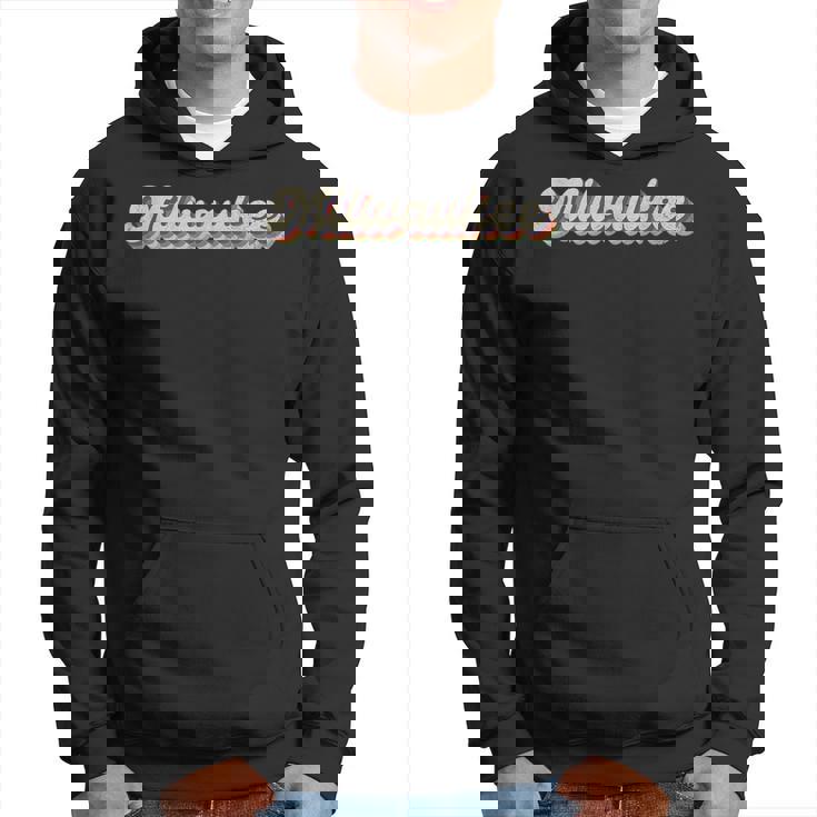 Usa City 70'S 80'S Milwaukeeintage Sweat à capuche