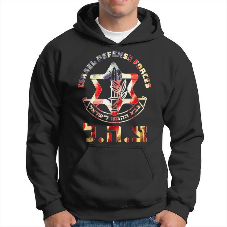 Usa Israel Flags United States Of America Israeli Hoodie