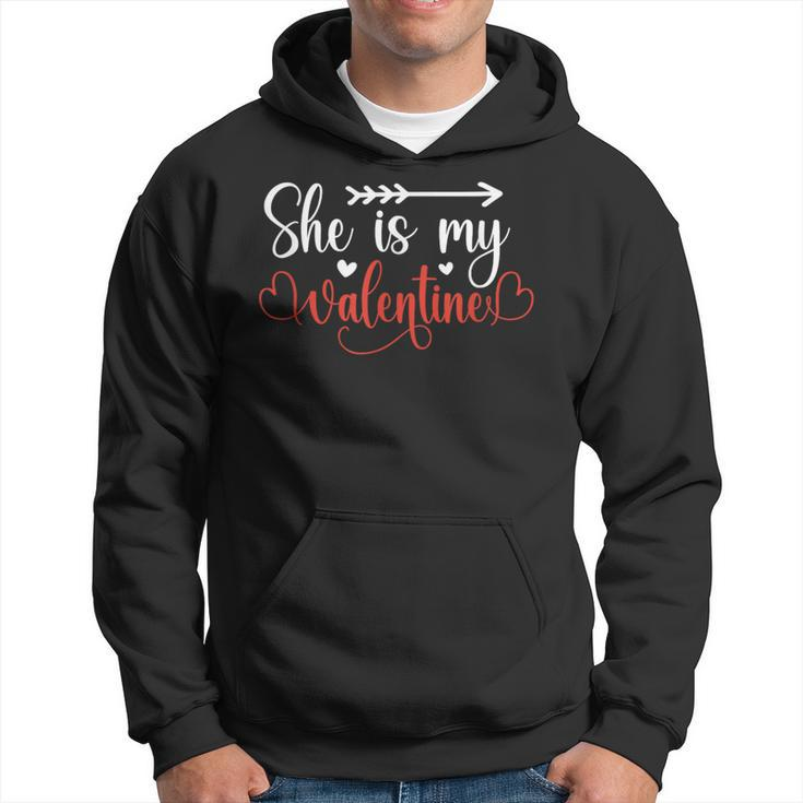 Valentine Couple Matching Him From Her He Is My Valentine Hoodie