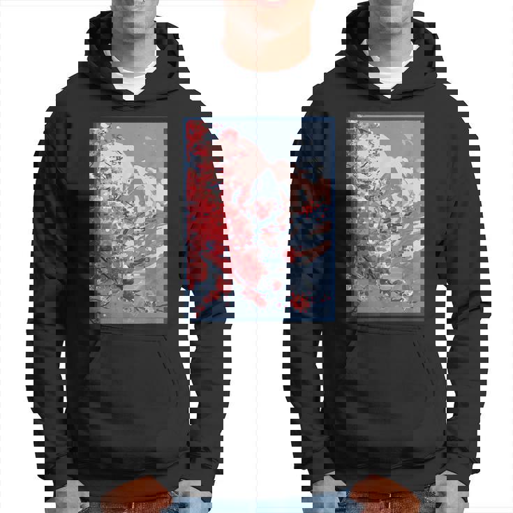 Vaporwave Aesthetic Japanese Cherry Blossom Hoodie
