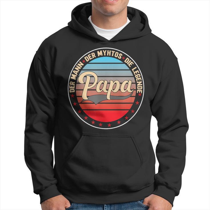 Vaterintage Geschenk Der Mann Der Mythos Die Legende Papa Kapuzenpullover