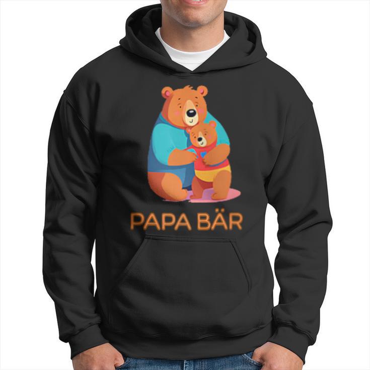 Vatertagater Sohn Tochter Sohn Papa Bär Kapuzenjacke Kapuzenpullover