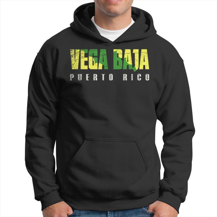 Vega Baja City In Puerto Rico Vega Baja Flag Hoodie