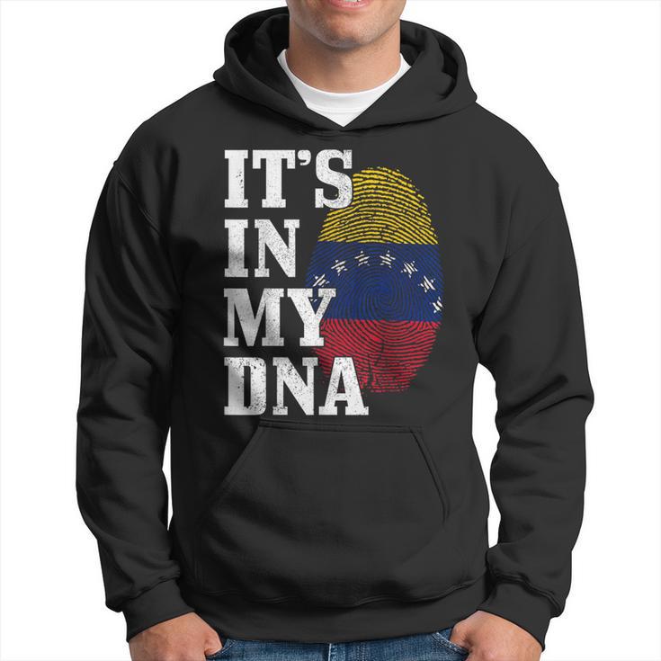 Venezuela It's In My Dna Flag Pride Roots Vintage Venezuelan Hoodie