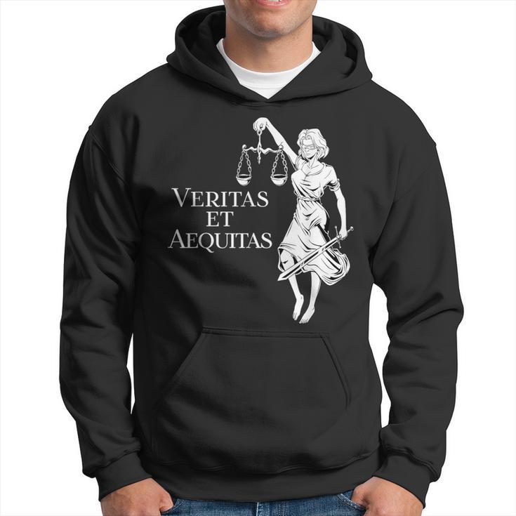 Veritas Et Aequitas Goddess Lady Justice Hoodie