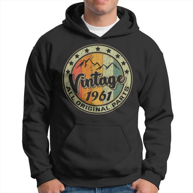 Vintage 1961 Retro 63 Year Old 63Rd Birthday Hoodie