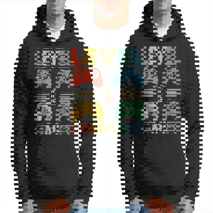 Vintage 1Er Aniversario De Boda Divertido Nivel 1 Completo Sudadera