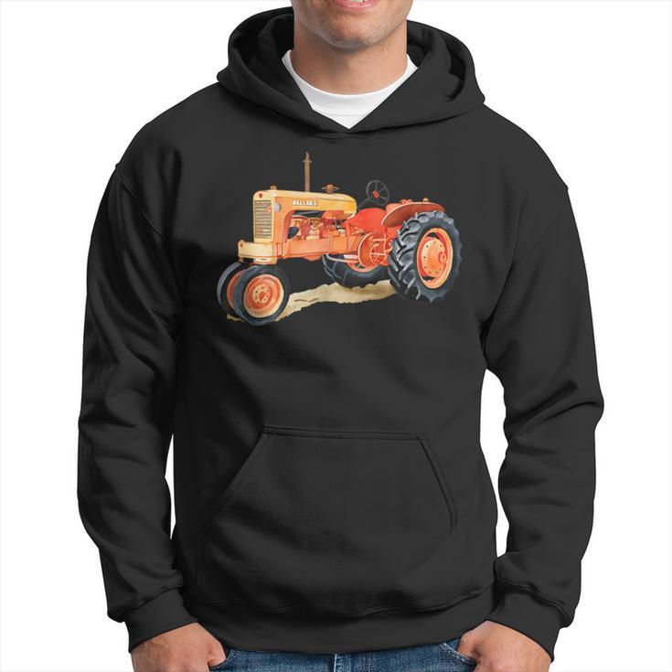 Vintage Allis Chalmers Wd45 Tractor Print Hoodie