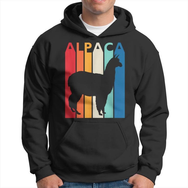 Vintage Alpaca Retro For Animal Lover Alpaca Hoodie