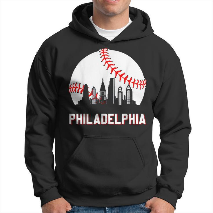 Vintage Distressed Philly Baseball Lovers Hoodie