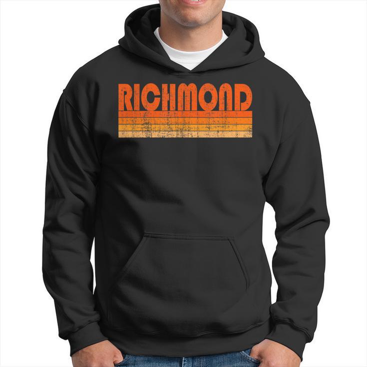 Vintage Grunge Style Richmond Virginia Hoodie