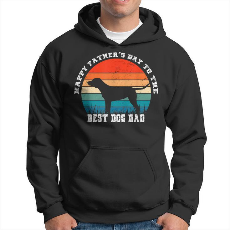 Vintage Happy Father’S Day To The Best Dog Dad Hoodie