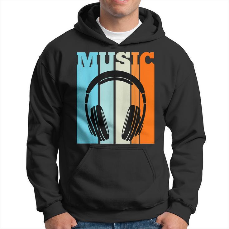 Vintage Headphones Hip Hop Music Rap Rapper Retro Hoodie