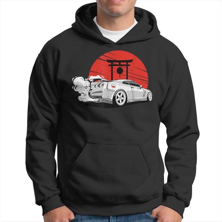 Vintage Japanese Streetcar Racing Turbo Sports Car Hoodie