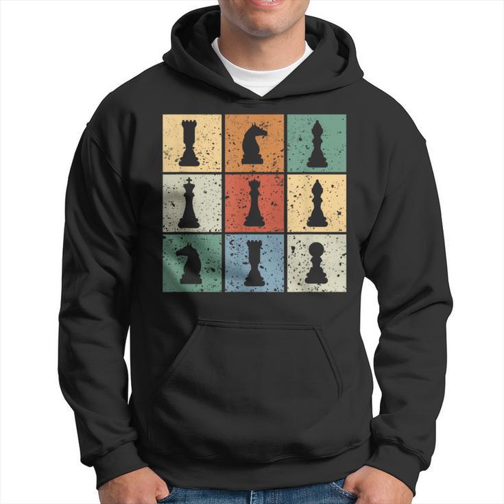 Vintage Retro Del Club De Ajedrez Para Los Amantes Sudadera