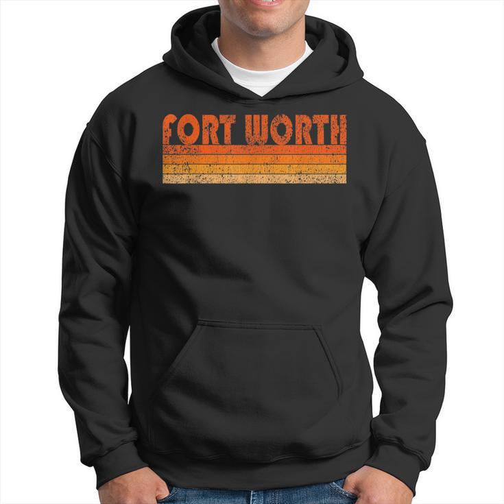 Vintage Retro Fort Worth Texas Hoodie