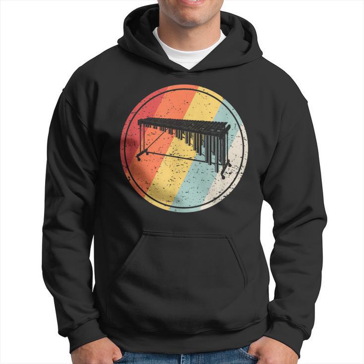 Vintage Retro Marimba Silhouette Hoodie