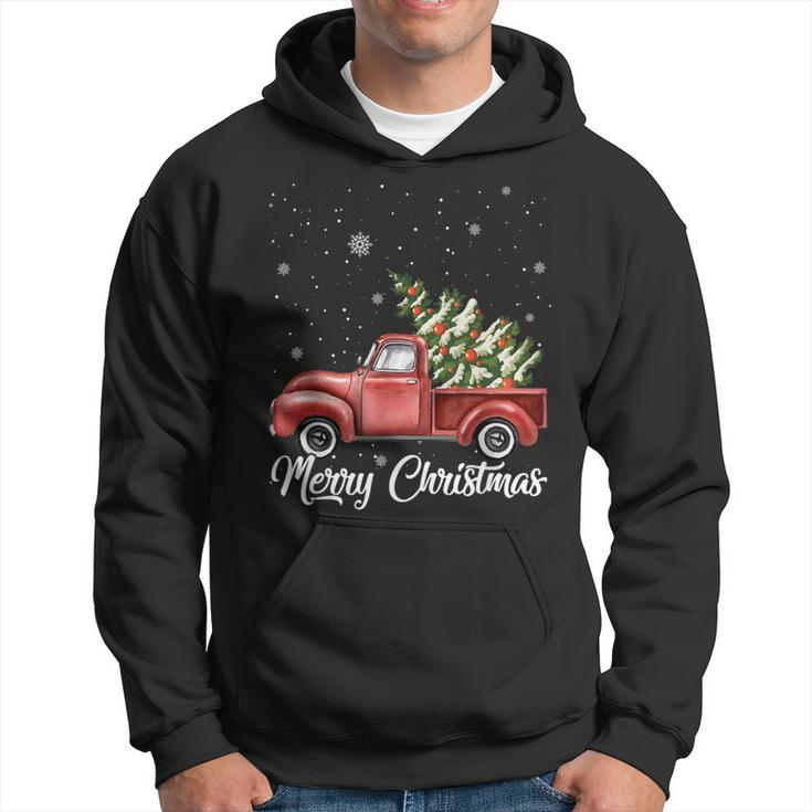 Vintage Wagon Christmas Tree On Car Xmas Vacation Hoodie