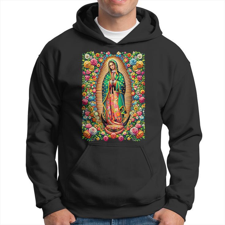 Virgen De Guadalupe Nuestra Senora De Guadalupe Catolica Maria Folk Sudadera Regaloses