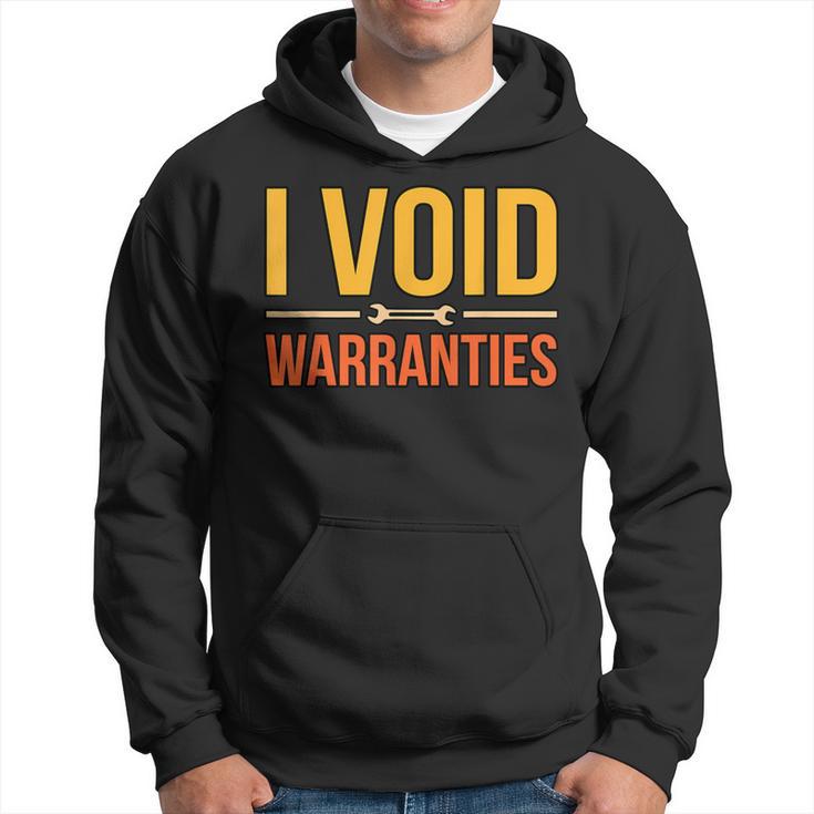 I Void Warranties Car Mechanic Auto Mechanics Work Graphic Hoodie