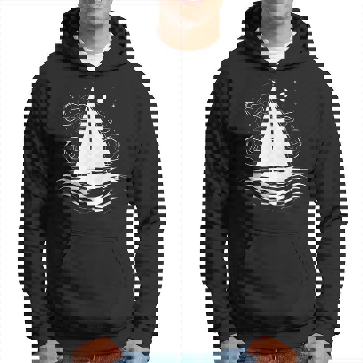 Voile Bateau Dessin Bateau Sport Nautique Sweat à capuche