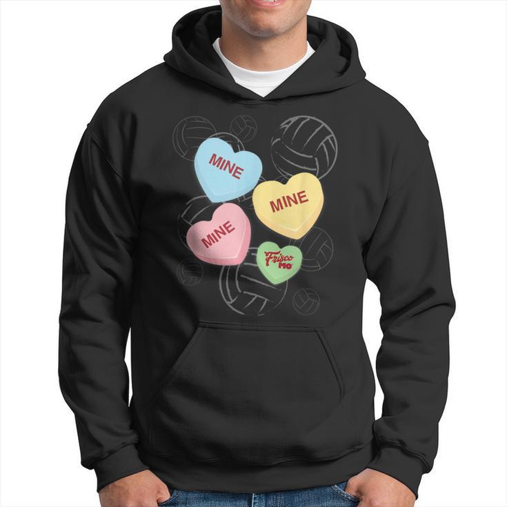 Volleyball Mine Mine Mine Hearts Hoodie