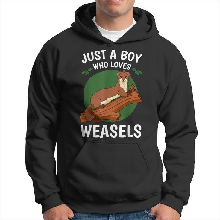 Weasel Lover Zookeeper Boy Veterinarian Breeder Zoologist Hoodie